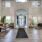 large lobby with high ceilings and chandeliers